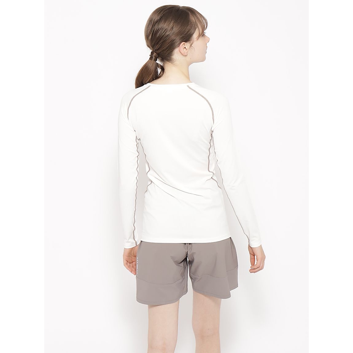 ソフトコンプレッション クルーネック長袖Tシャツ LADIES