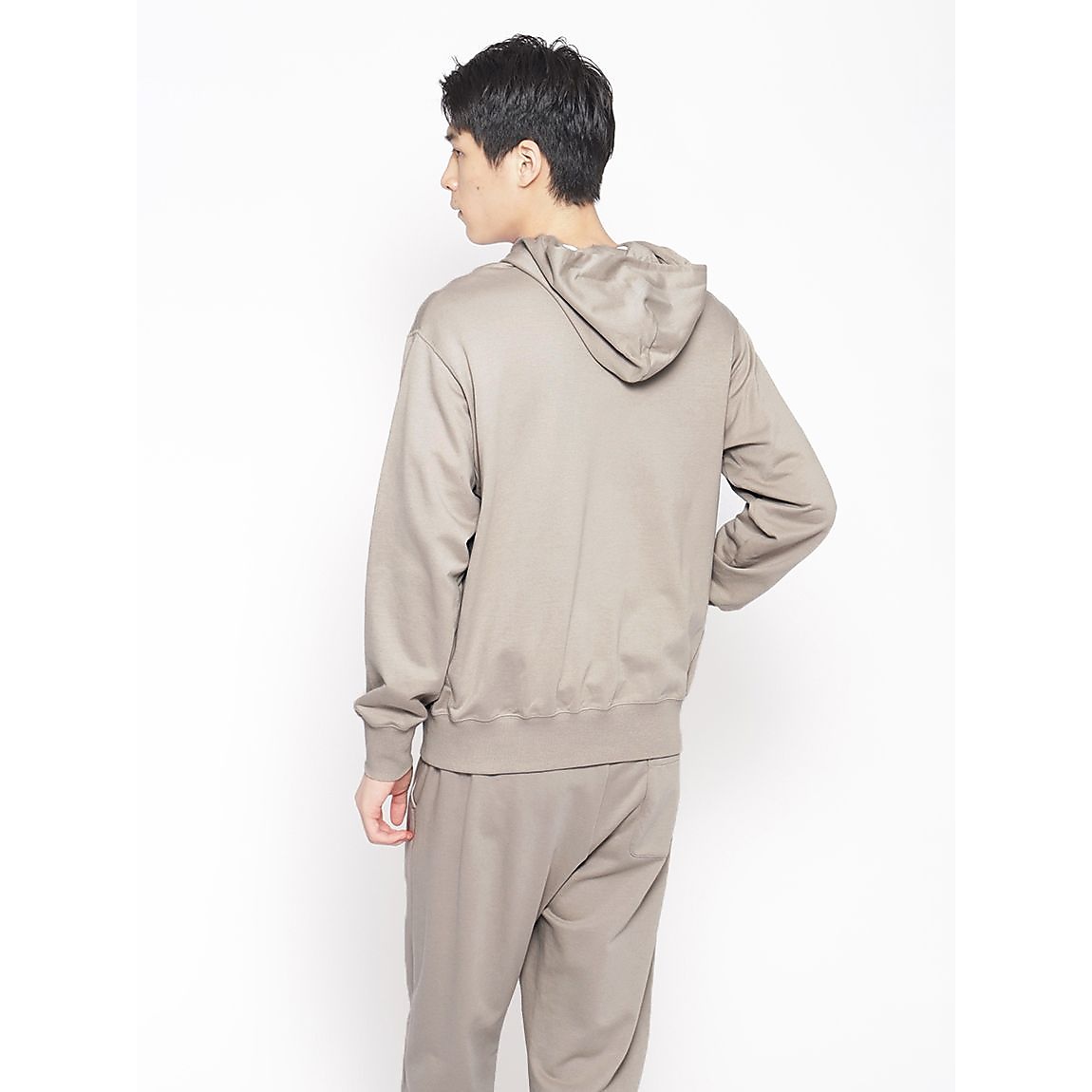 コットンミニ裏毛 ジップフーディ MENS