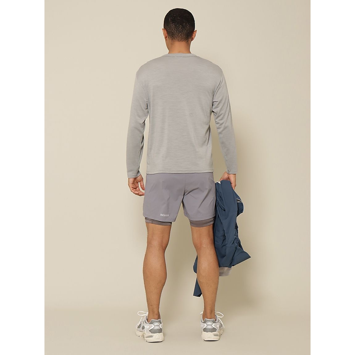 メリノウール レギュラー長袖ポケットTシャツ MENS