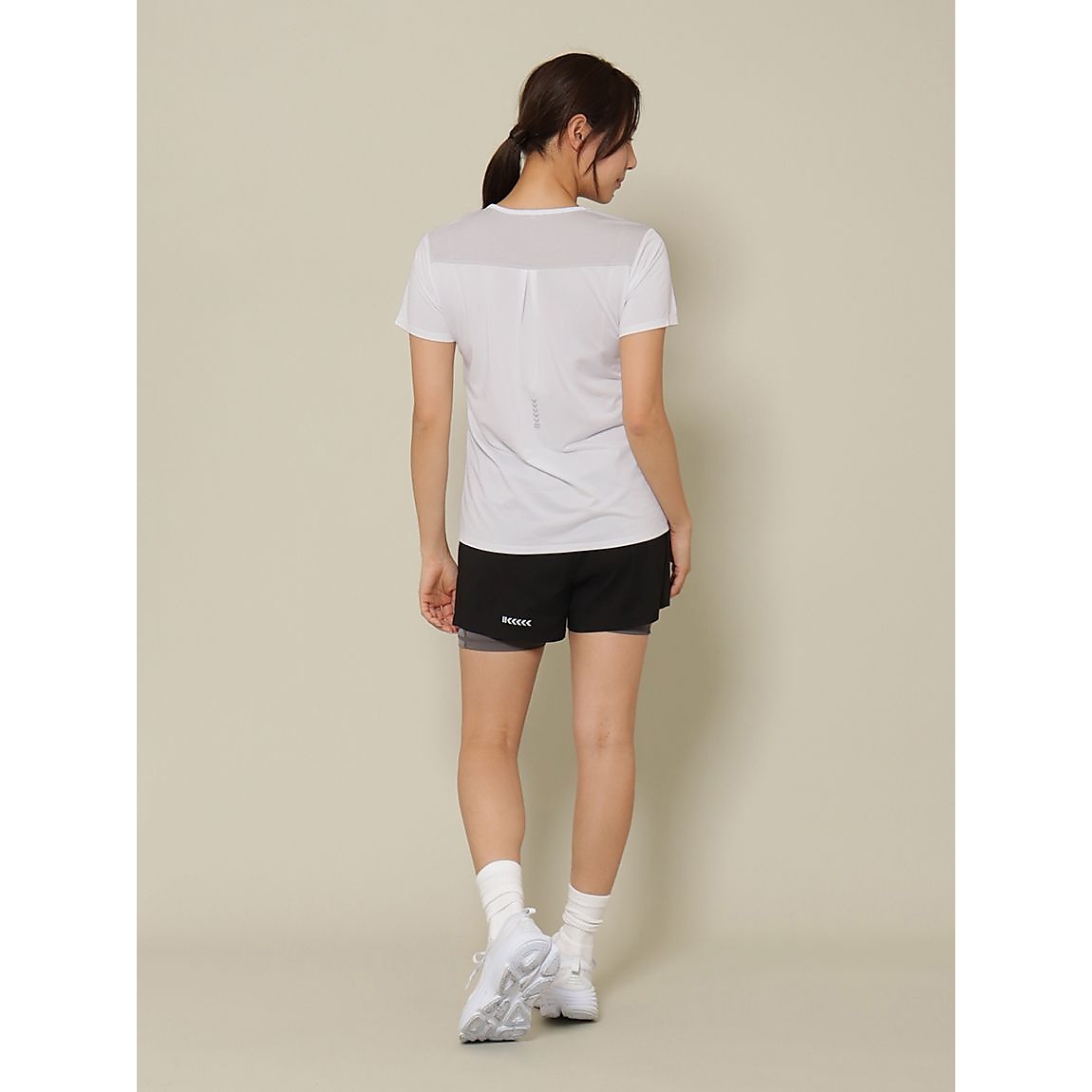 RUNスムースドビー クルーネックTシャツ LADIES