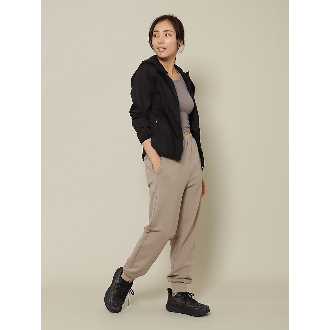 RUNナイロンリップ  ポケッタブルジャケット LADIES