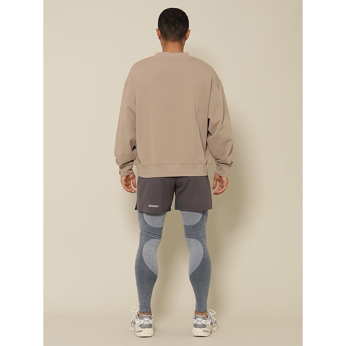 杢成型ニット ロングタイツ MENS