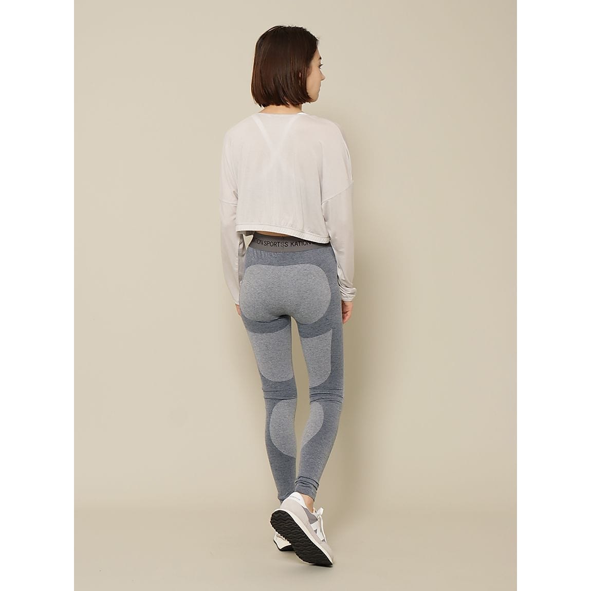 スムースジャージ クロップドドローストリングスTシャツ LADIES
