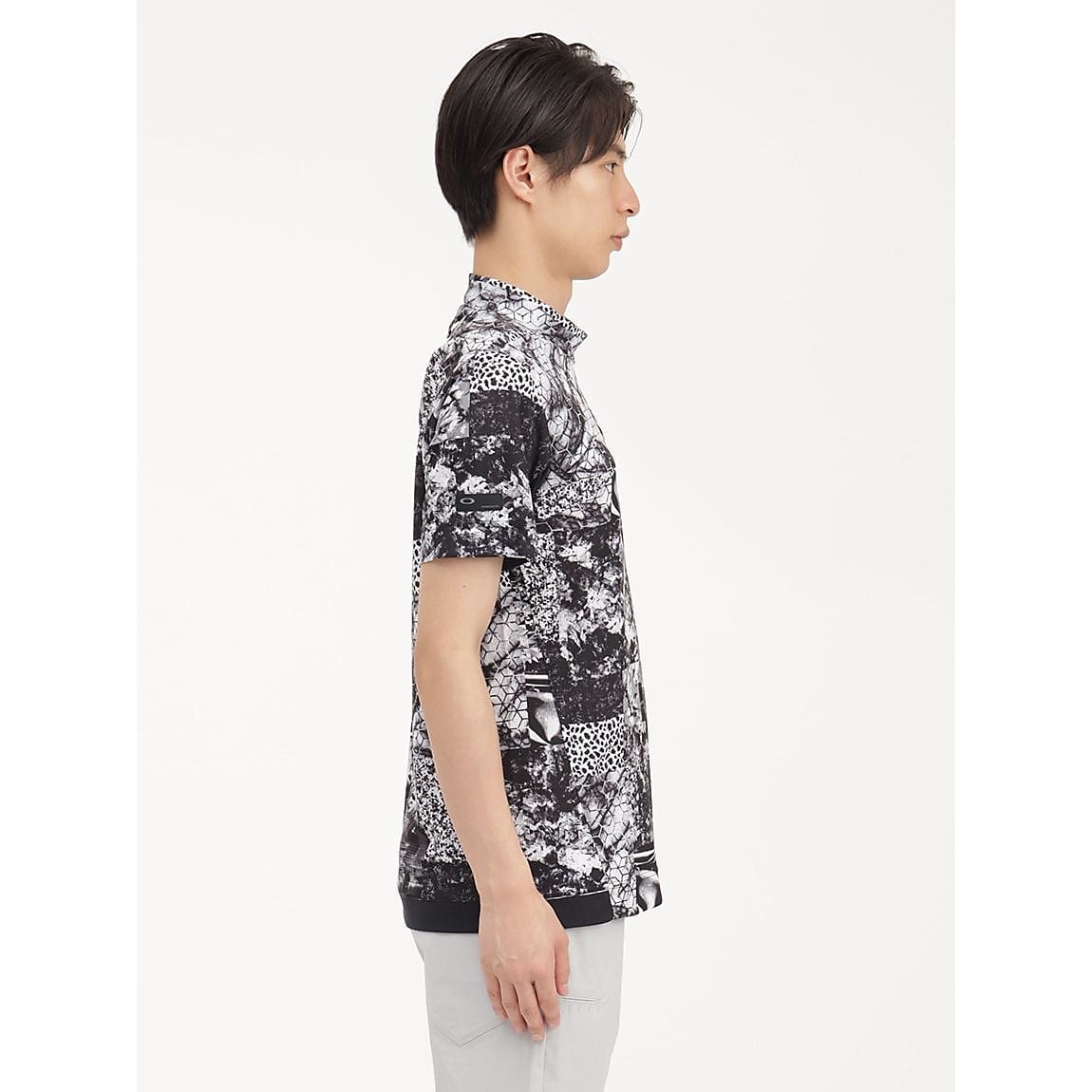 SKULL ICY BREATH DIGITAL MOCK SHIRT