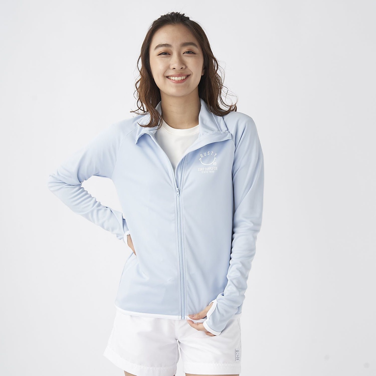 レディスRUSTYラッシュガード