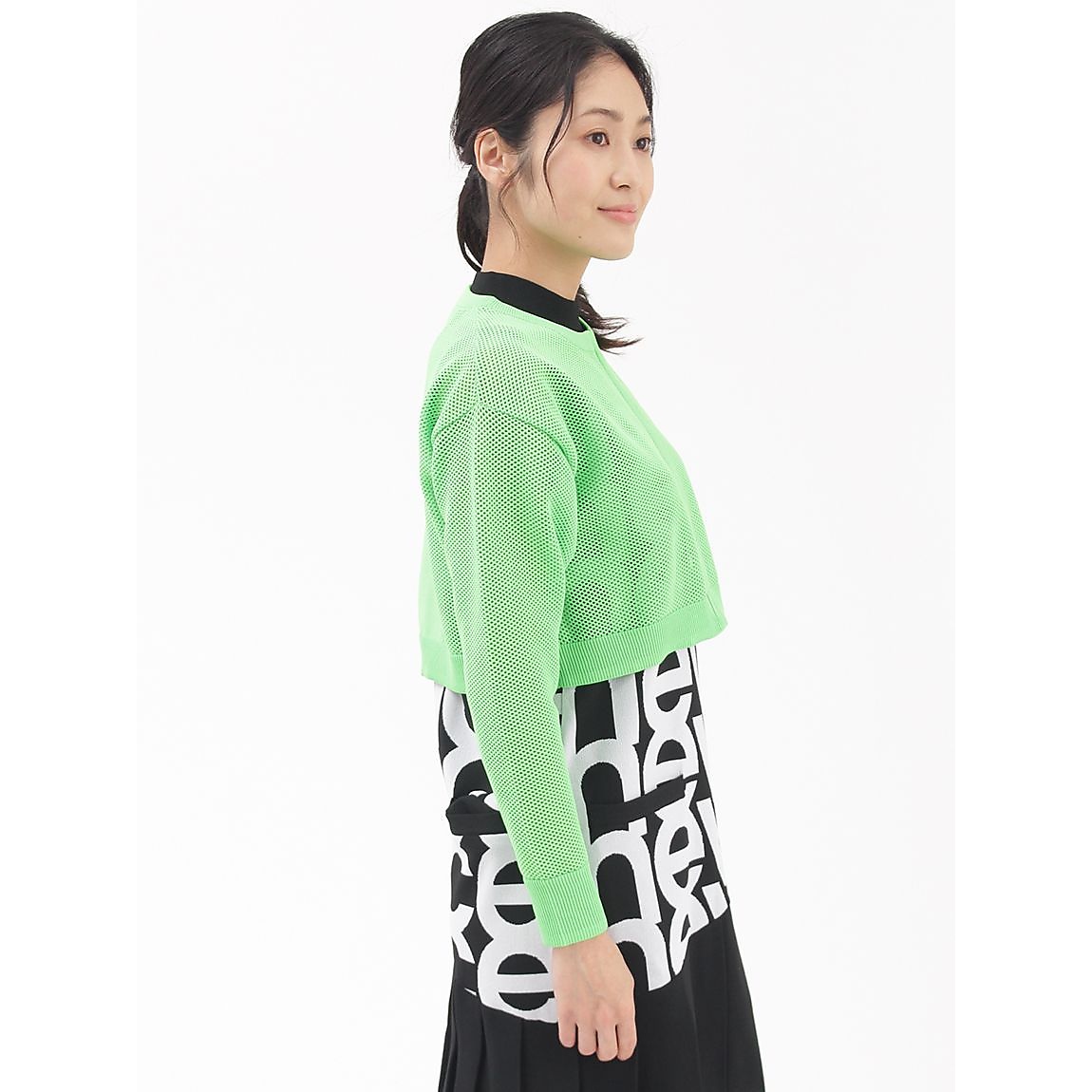 MESH KNIT SHORT BLOUSON