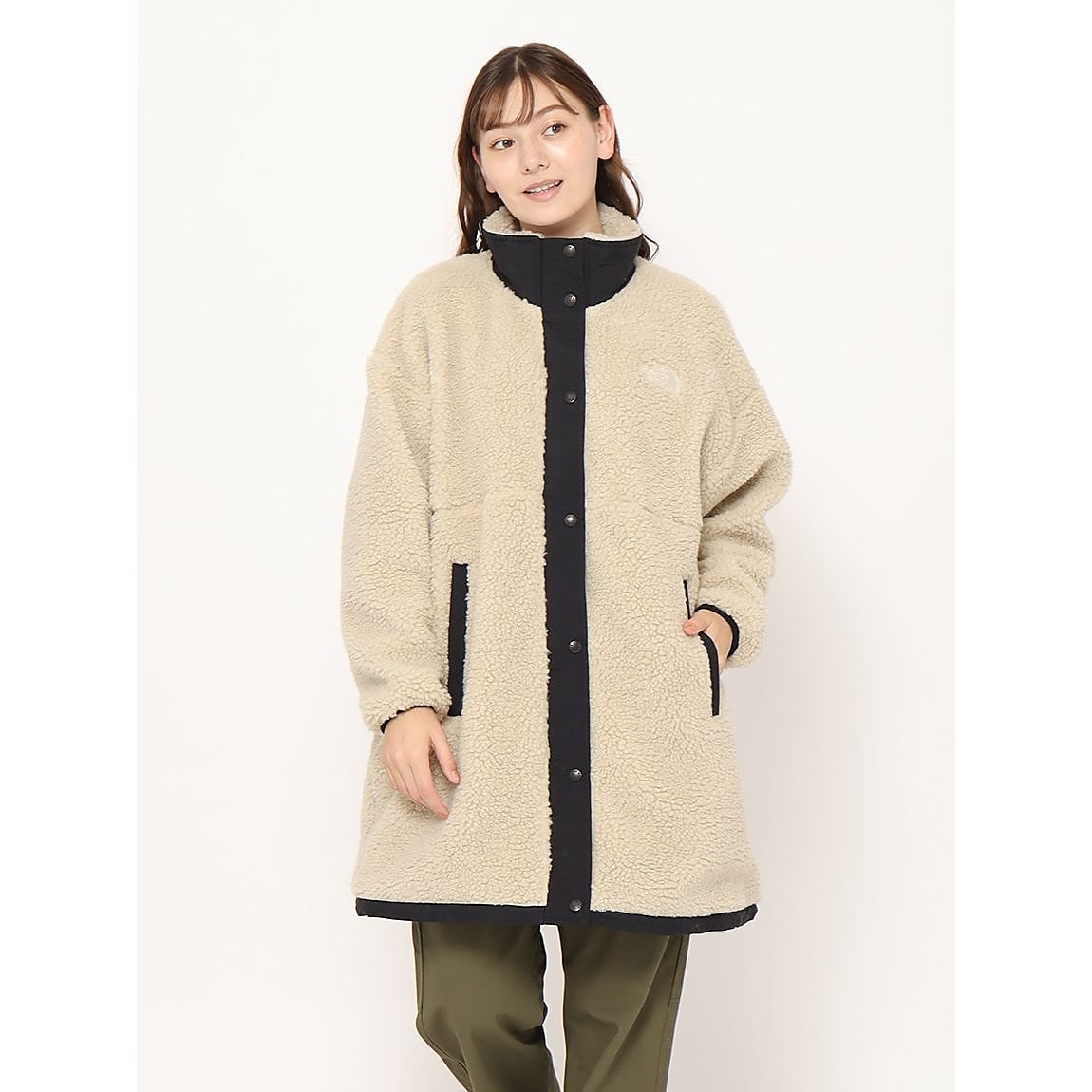 Maternity Boa Fleece Jacket & Baby Cap (マタニティボアフリースジャケット&ベビーキャップ)