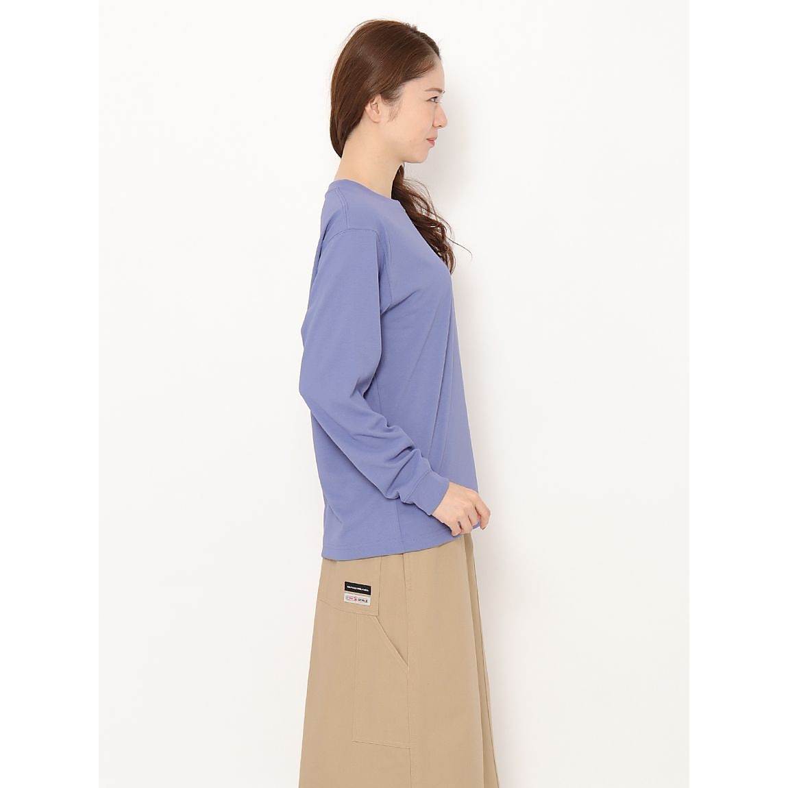 L/S One Point Tee (ロングスリーブ ワンポイントティー)