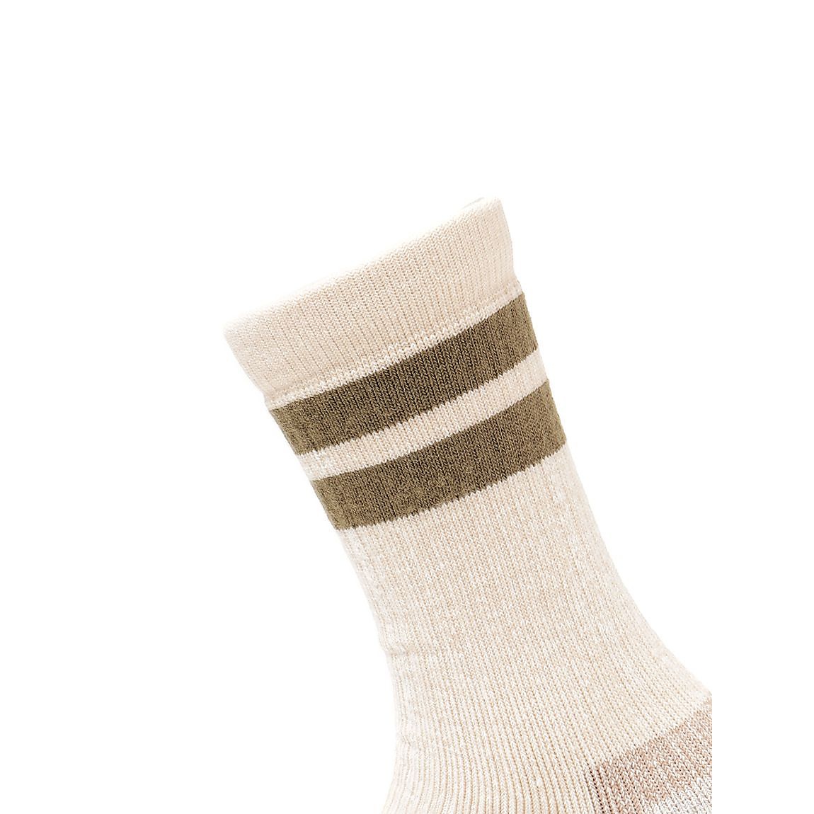 レディース パイルラインクルーソックス