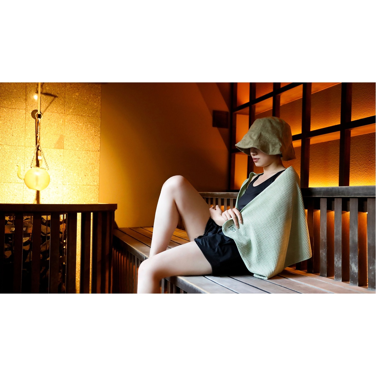 TOMTE マイサウナトトノイタオル　グリーン