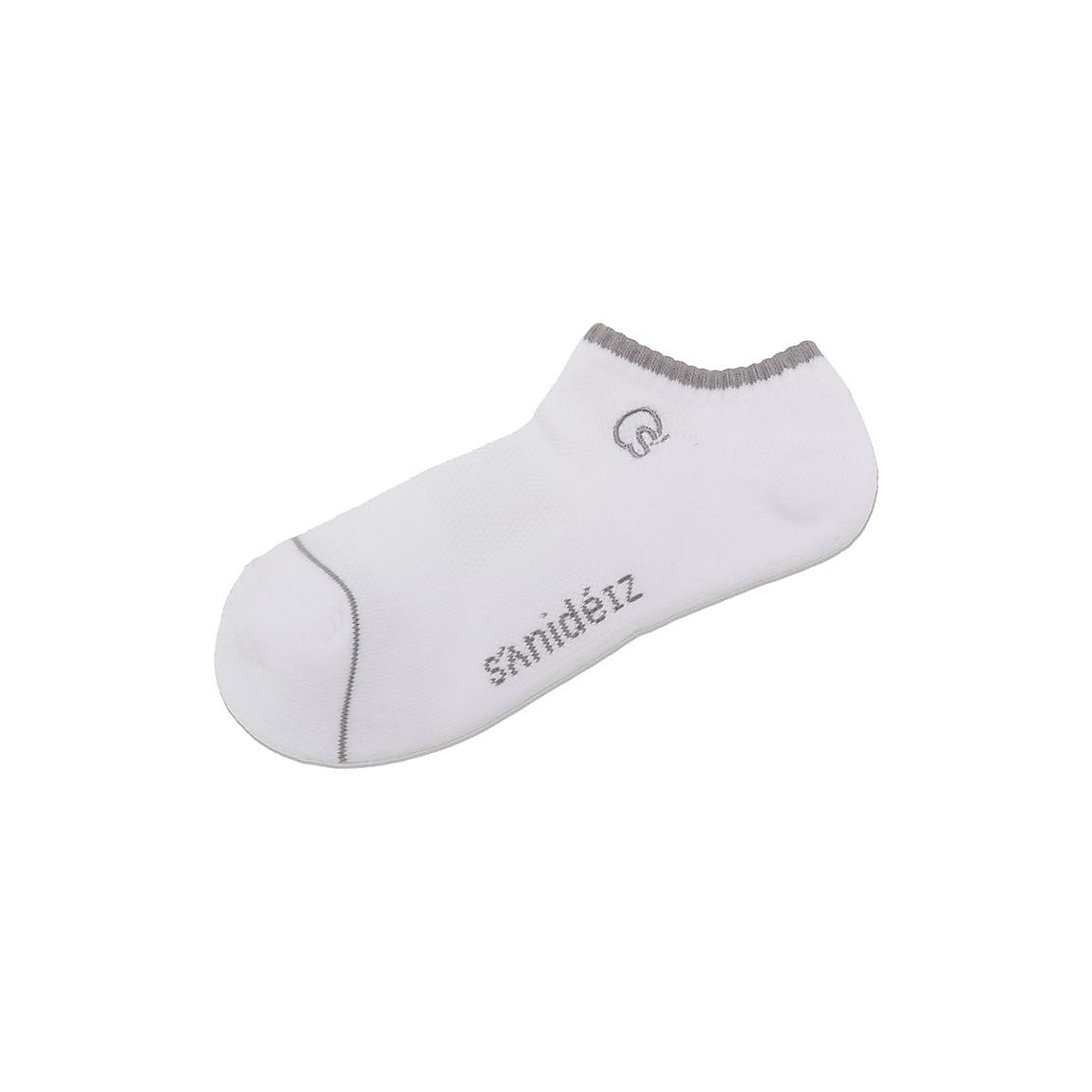 ２足組パイル編 ワンポイントロゴソックス：ショート