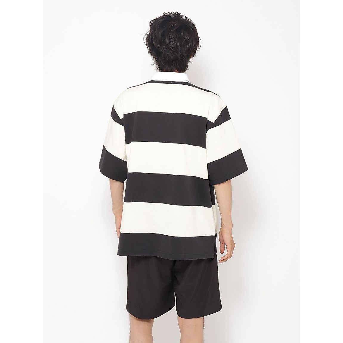 ENJOY IT RUGBY ラガーシャツ5分袖UNISEX