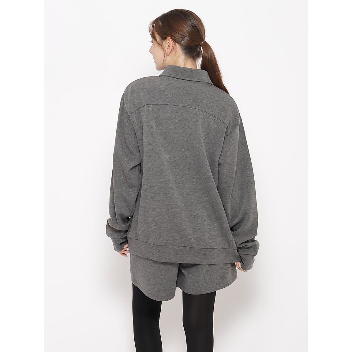 テックスウェット ハーフジップ長袖 UNISEX