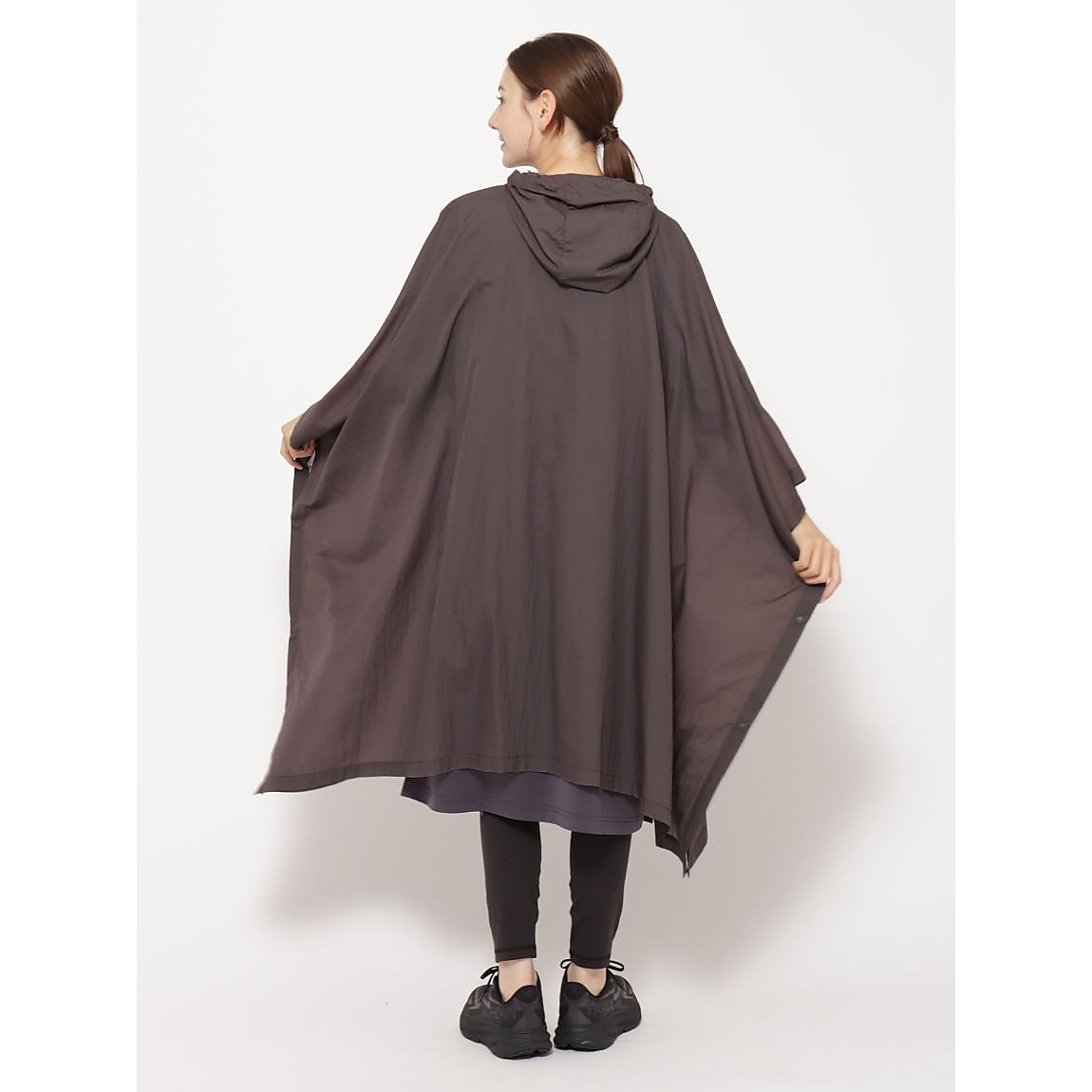 撥水NYLON　ポケッタブルポンチョUNISEX