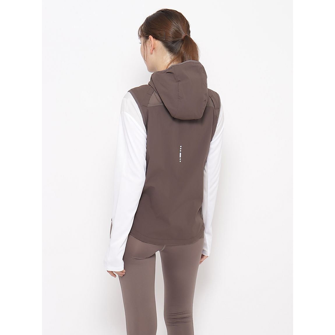 for RUN 撥水ストレッチ フーディベスト LADIES