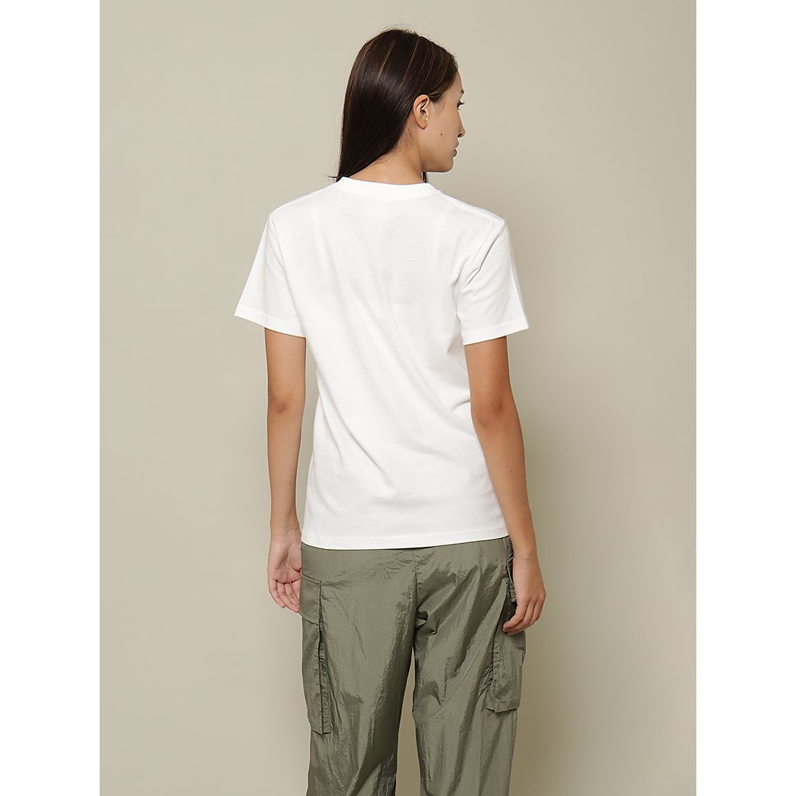 ブランドロゴプリント レギュラーフィットTシャツ