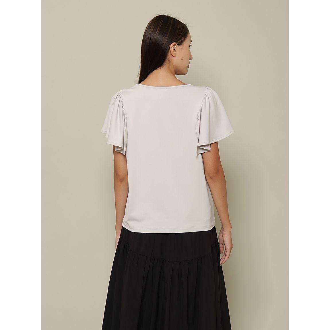 コットンタッチベア ダブルフリルTシャツ