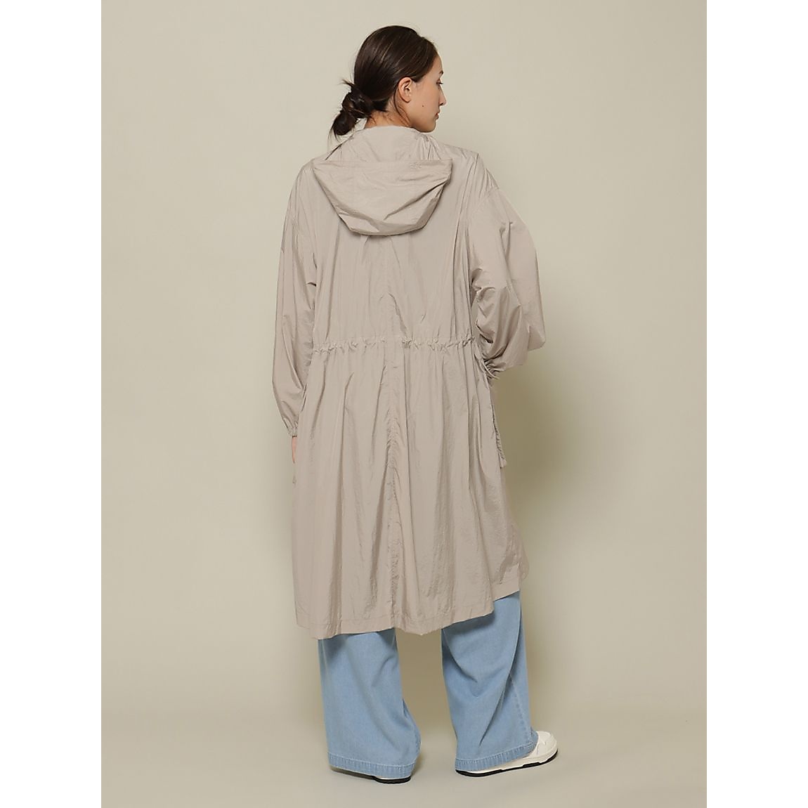 ストーンナイロン ロングコート