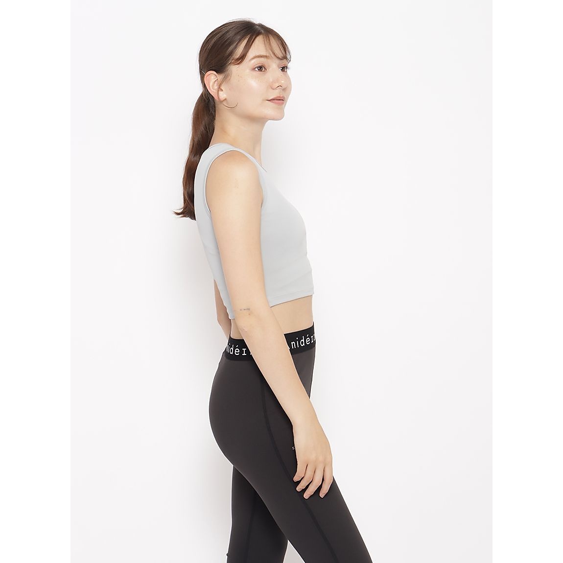 Cocotyベアスムース クロップトタンクトップLADIES