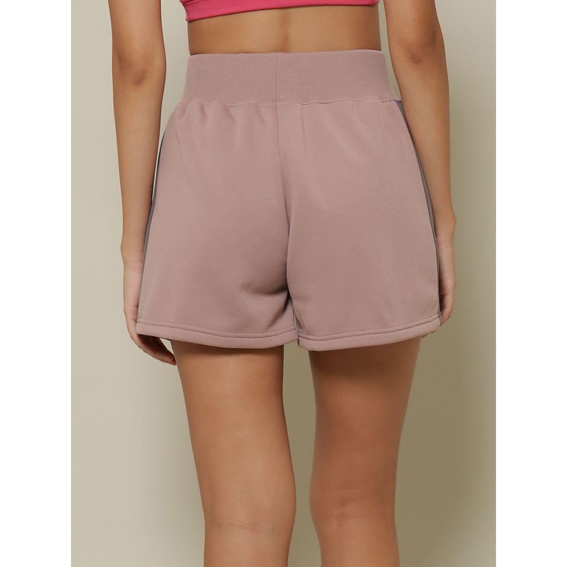 ミリオンドライ裏パイル起毛スエット パイピングショートパンツLADIES