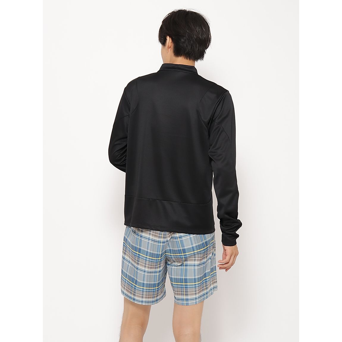 ハニカムドライスムース モックネック長袖TシャツMENS