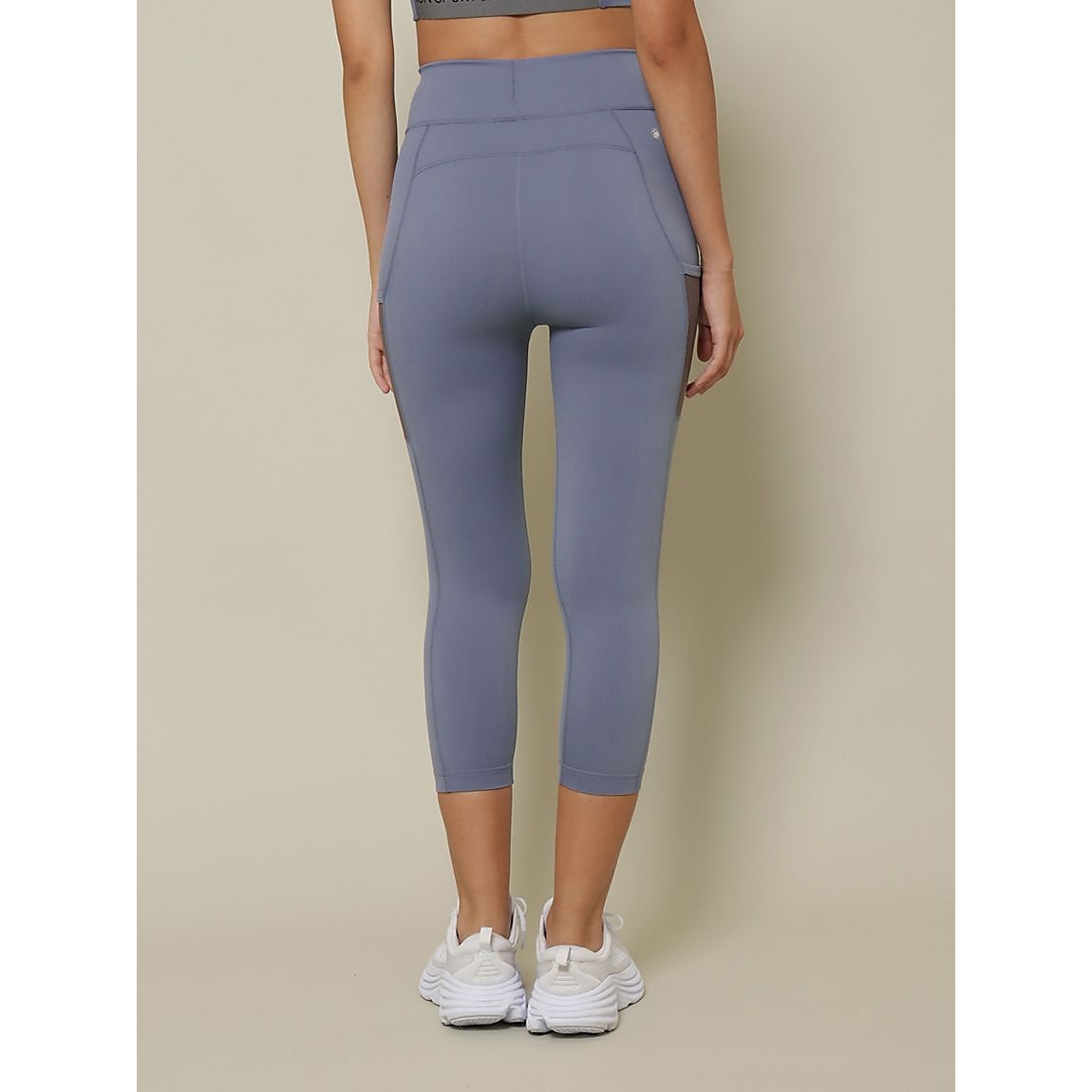 ナイロンスパンライトサポート クロップトタイツ