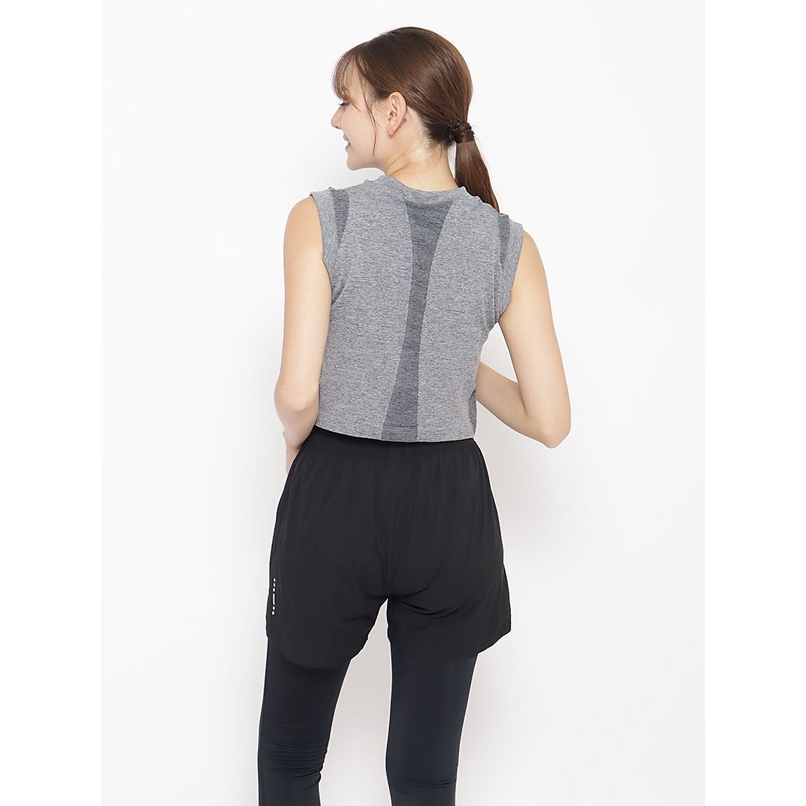 杢成型 クロップトタンクトップLADIES