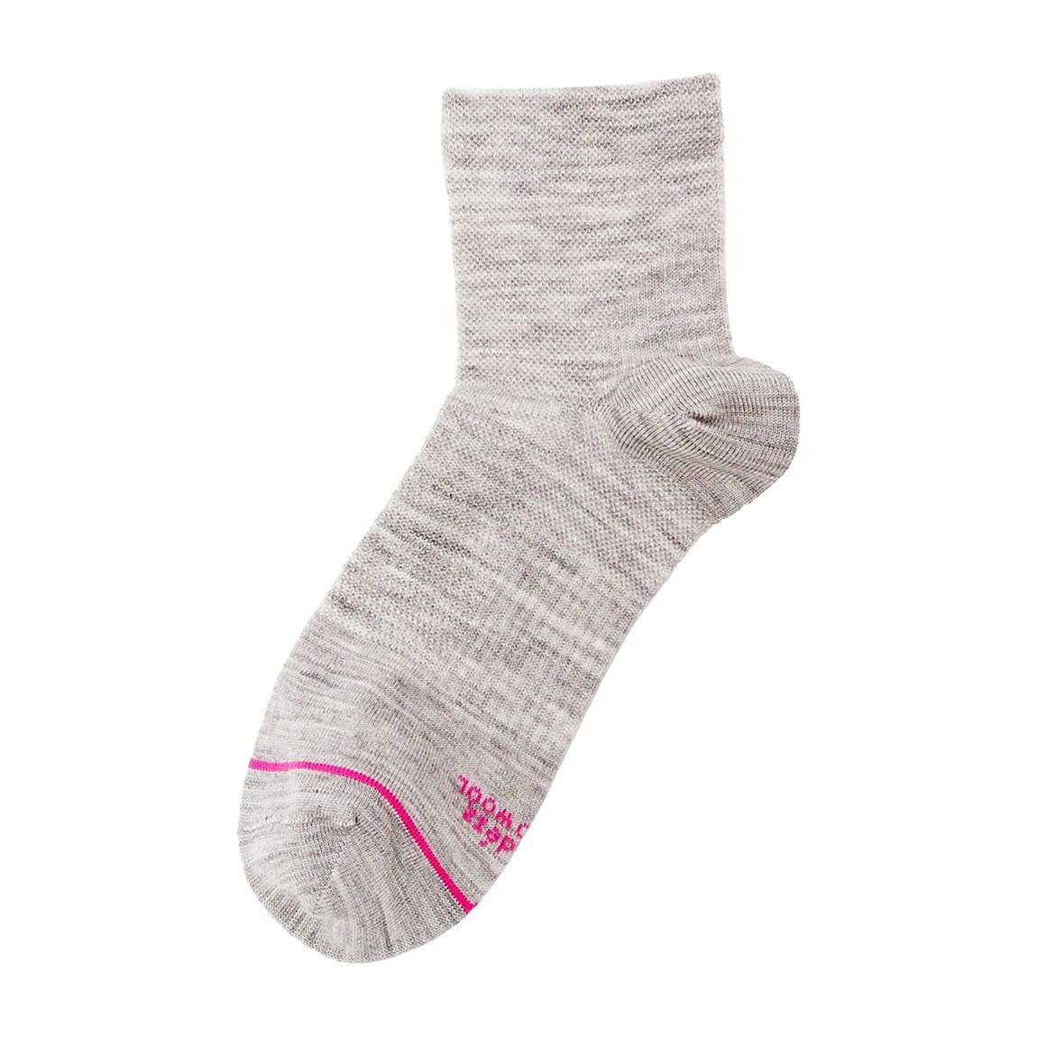 スーパーファインメリノウール 足底サポート付ソックス：ショート