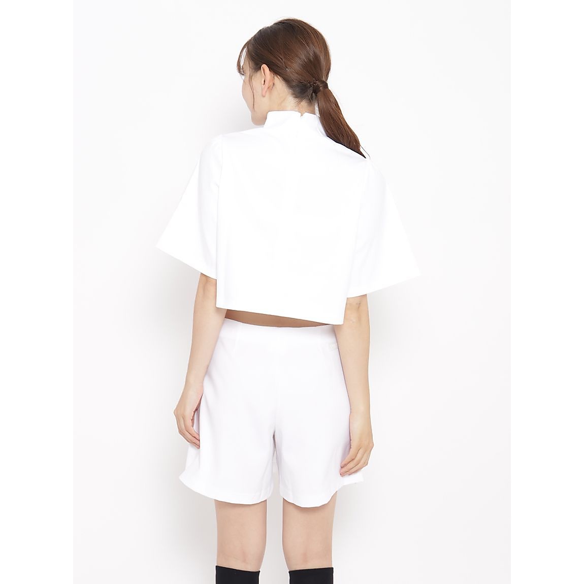 テックスムース フレアクロップトモックネックLADIES