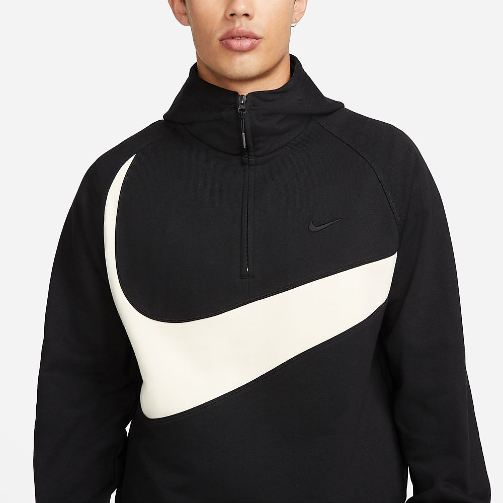 ナイキ スウッシュ フリース ハーフジップ L/S フーディ