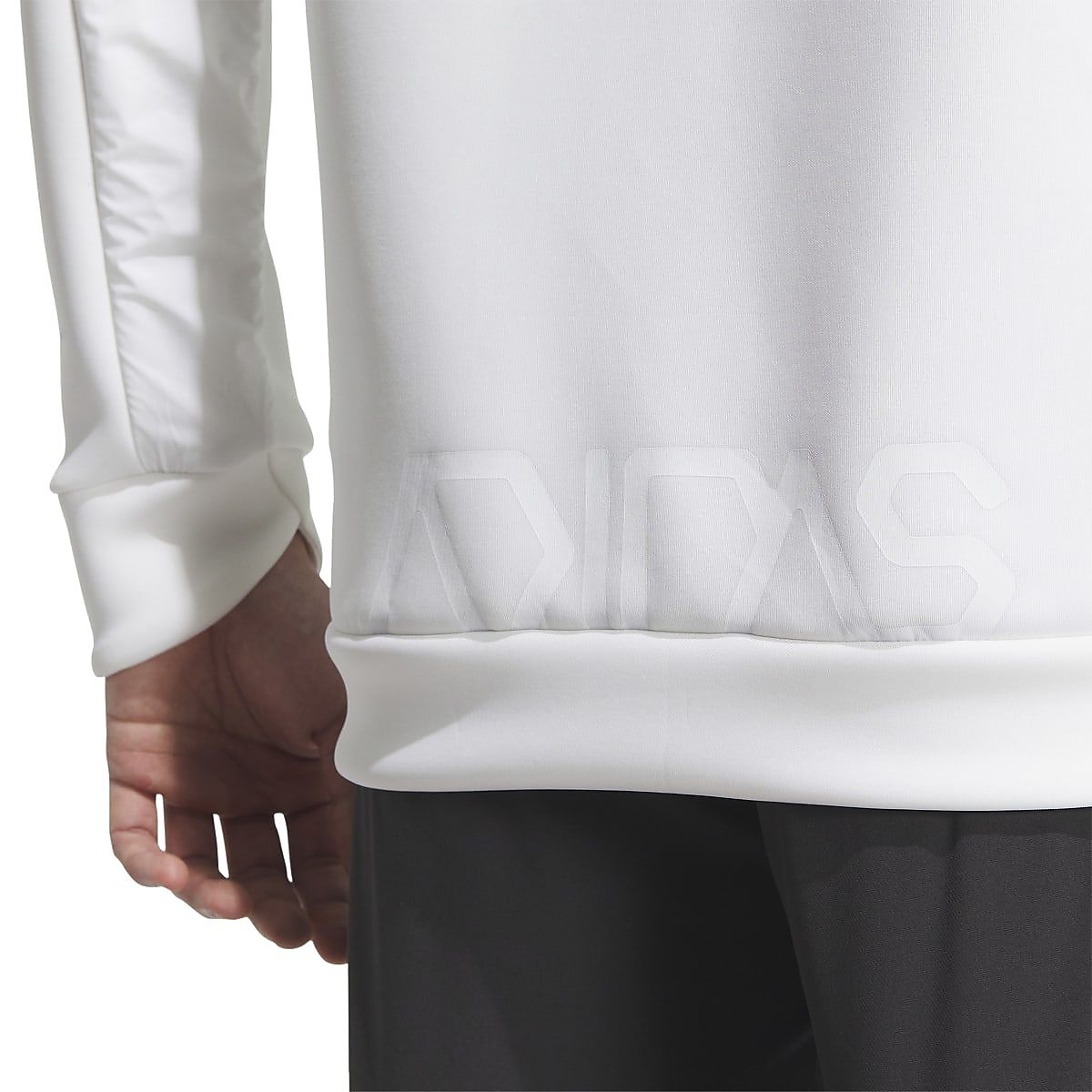 ダンボールニット　ファブリックミックス　フルジップジャケット