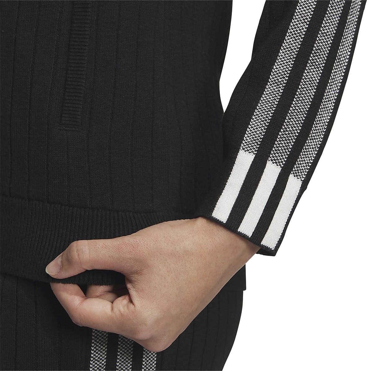 スリーストライプス　防風　長袖ライニングセーター