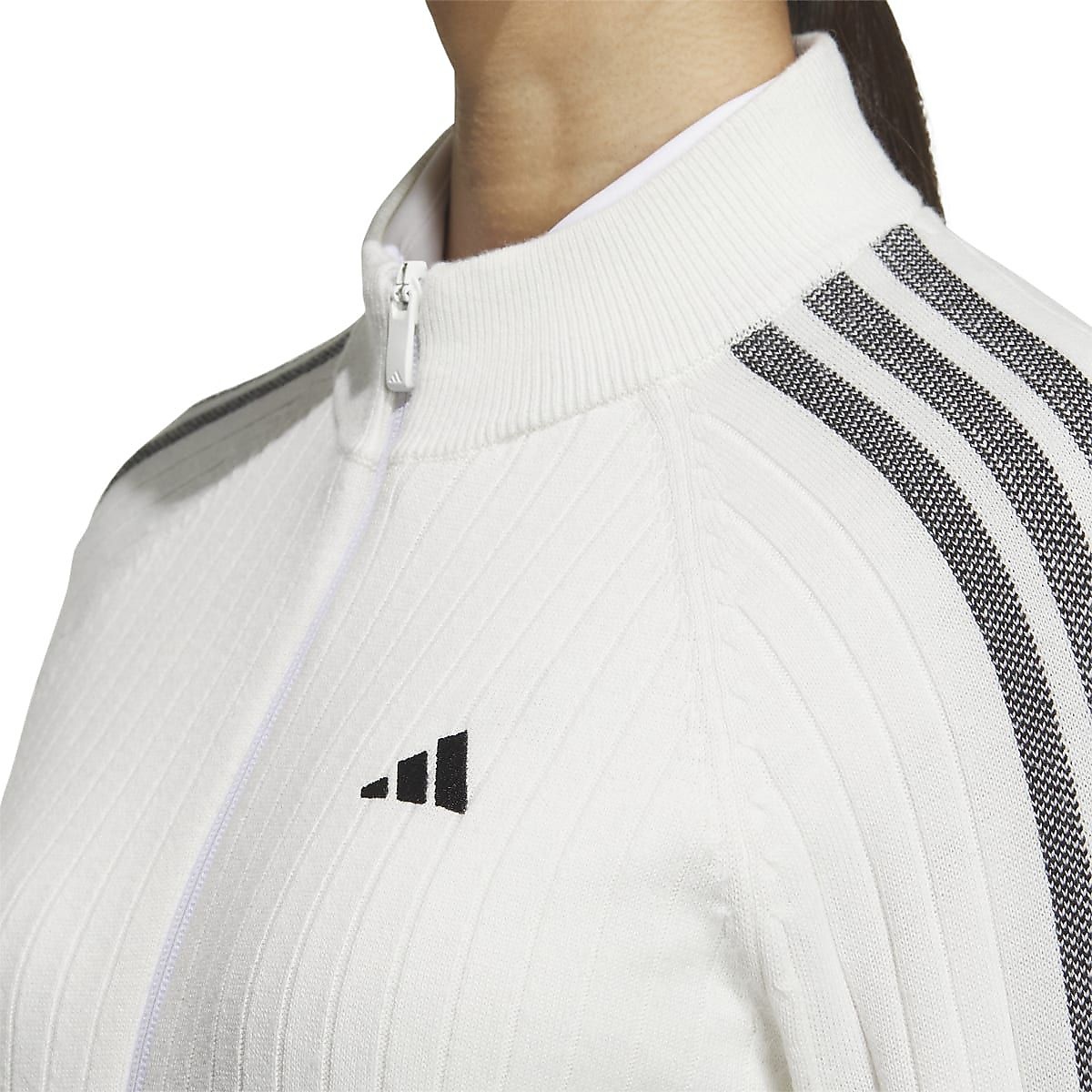 スリーストライプス　防風　長袖ライニングセーター