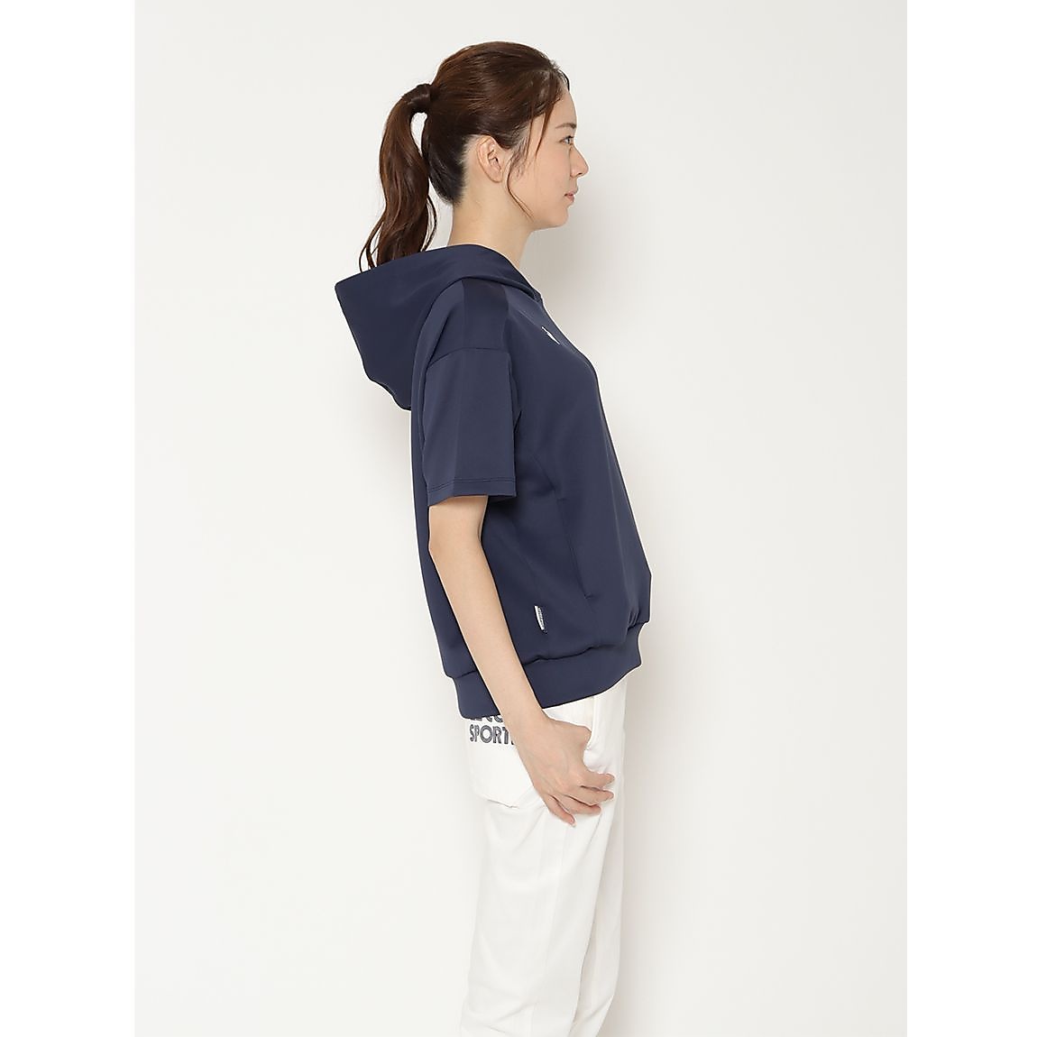 スフレダンボール半袖フーディー