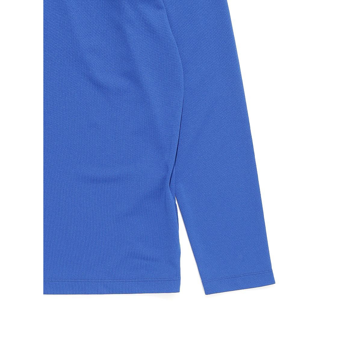 ゴルフ　ストレッチカノコベーシックワッペンツキLSポロシャッツ