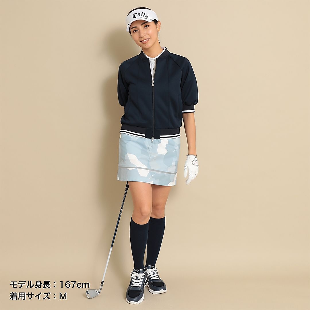 ダンボールスウェット半袖ブルゾン