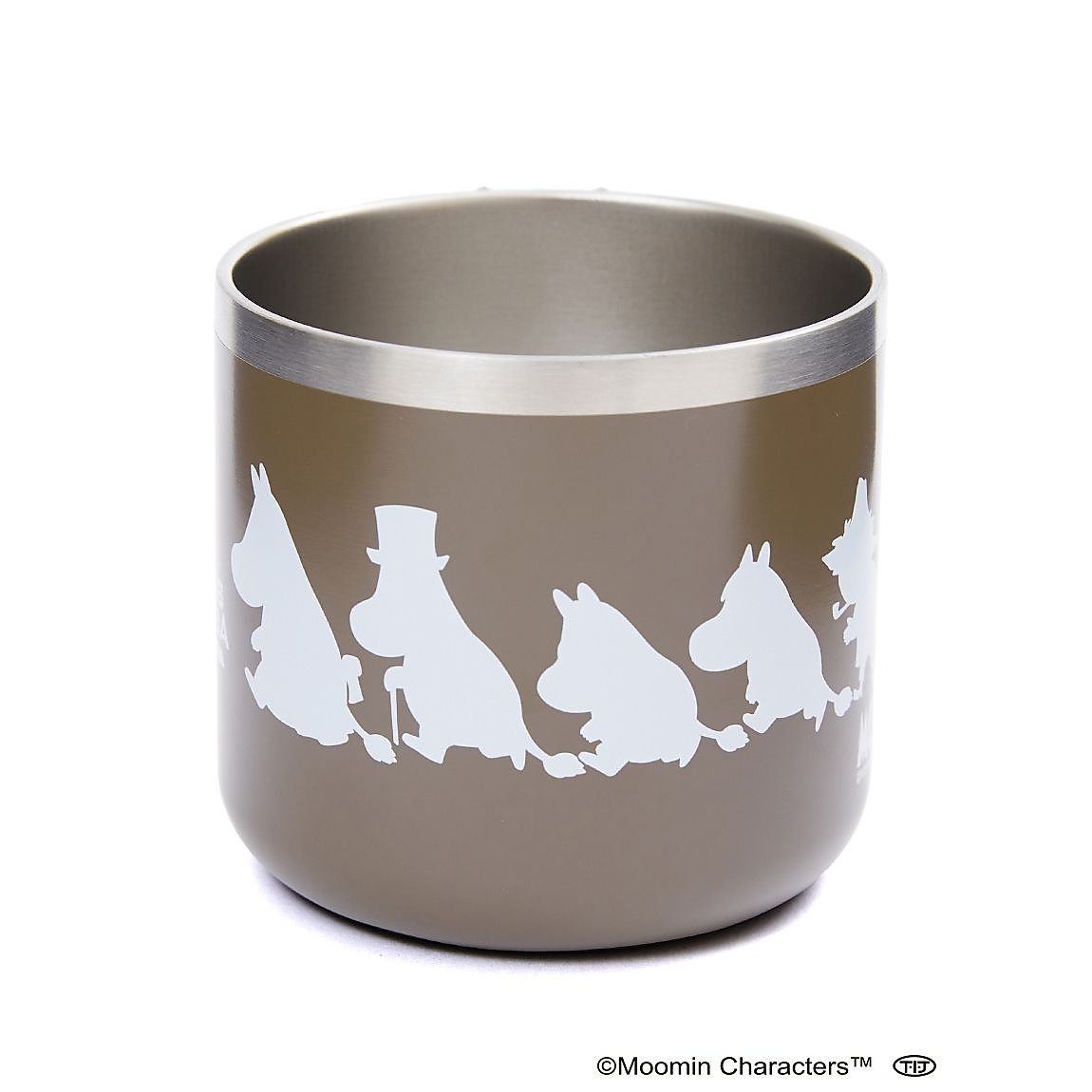 ダブルステンレスマグカップ 350(ムーミン)カーキ