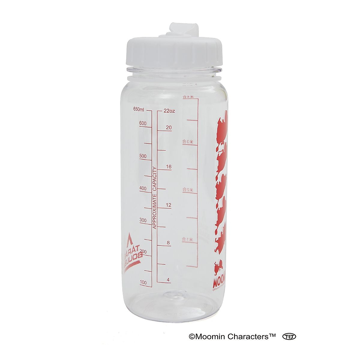 ウォーターボトル 650(ムーミン)クリスタルレッド