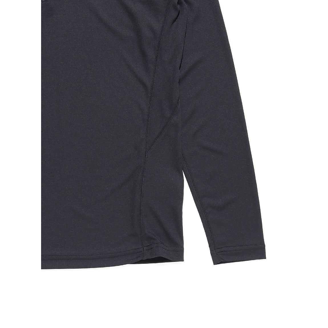 PE POWER DRY HALF ZIP PULLOVER S ORANGE