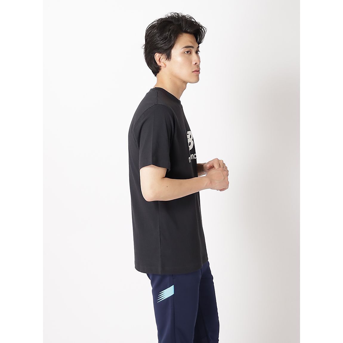 New Balance Stacked Logo ショートスリーブTシャツ