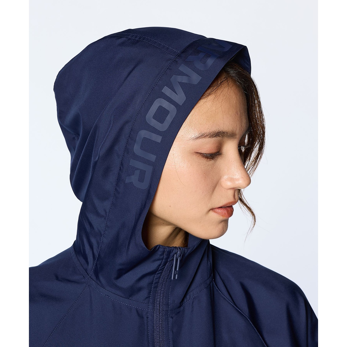 UA WORDMARK WOVEN FULL ZIP HOODIE