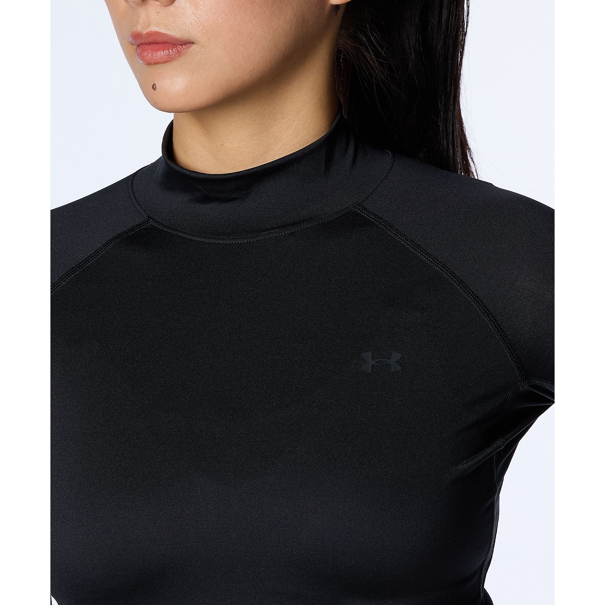 UA W HG Comp LS Mock