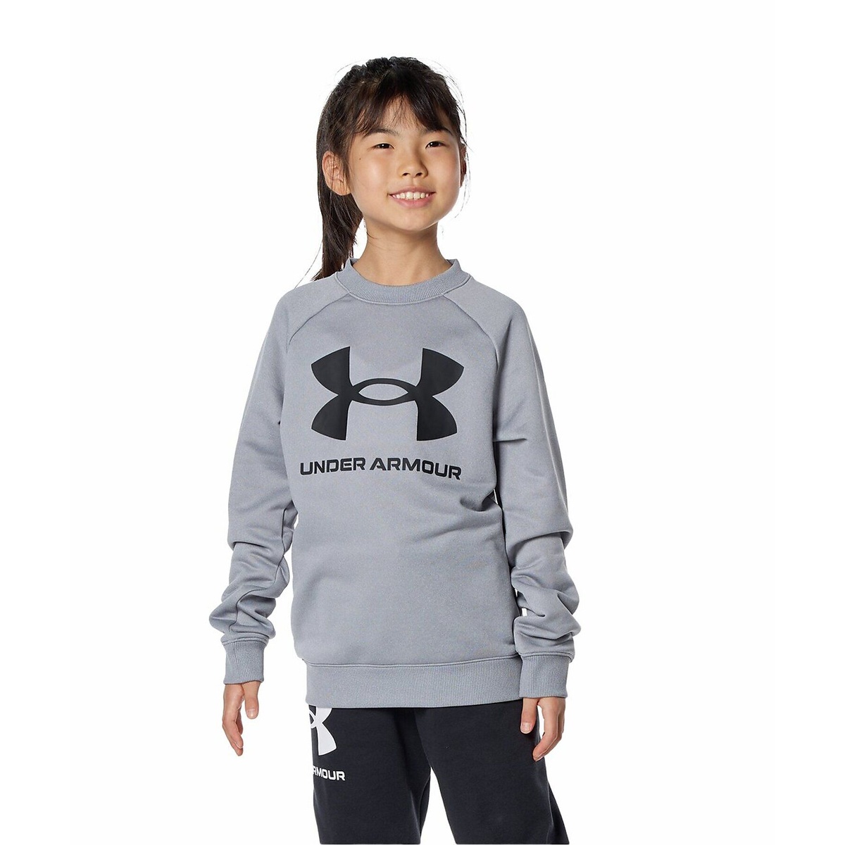 UA TECH TERRY LOGO CREW