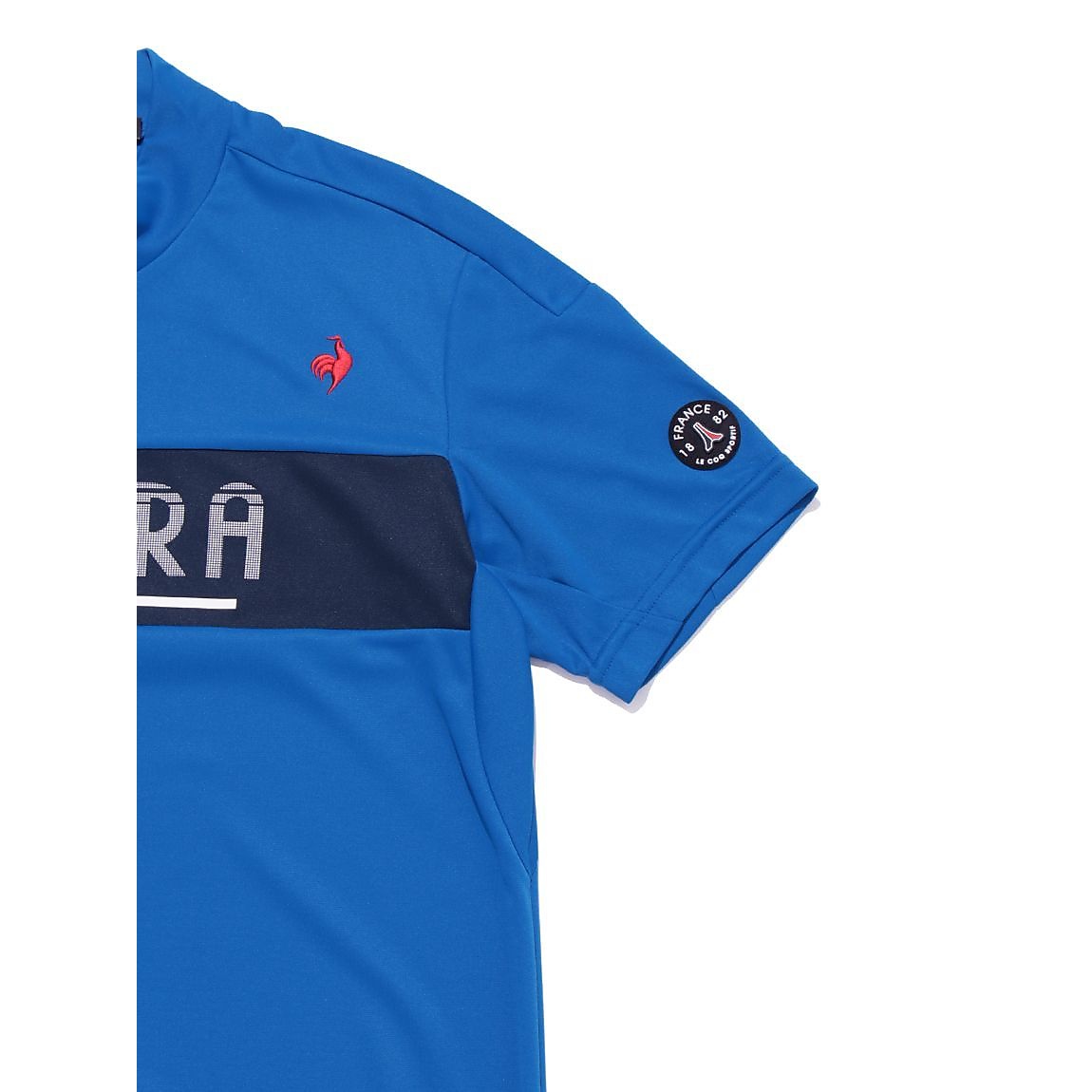 【ストレッチフォーサー】切替デザインモックネックシャツ