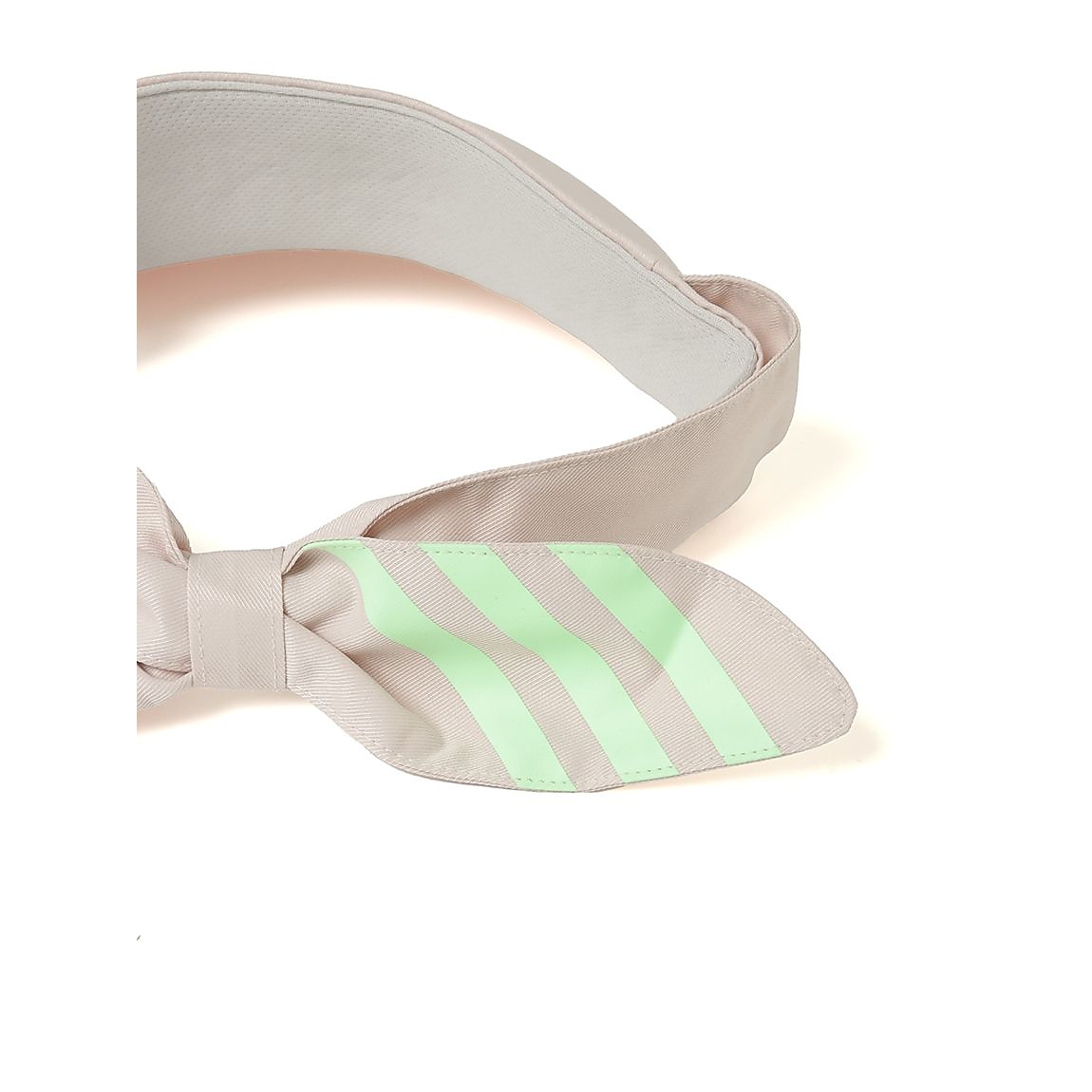 スリーストライプス リボンバイザー