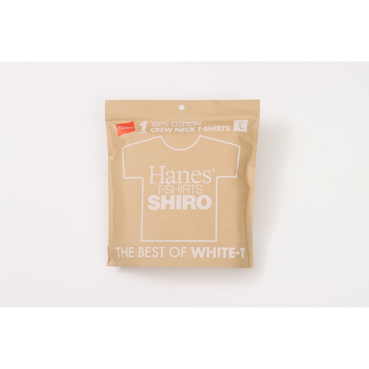 1P SHIROクルーネックTシャツ