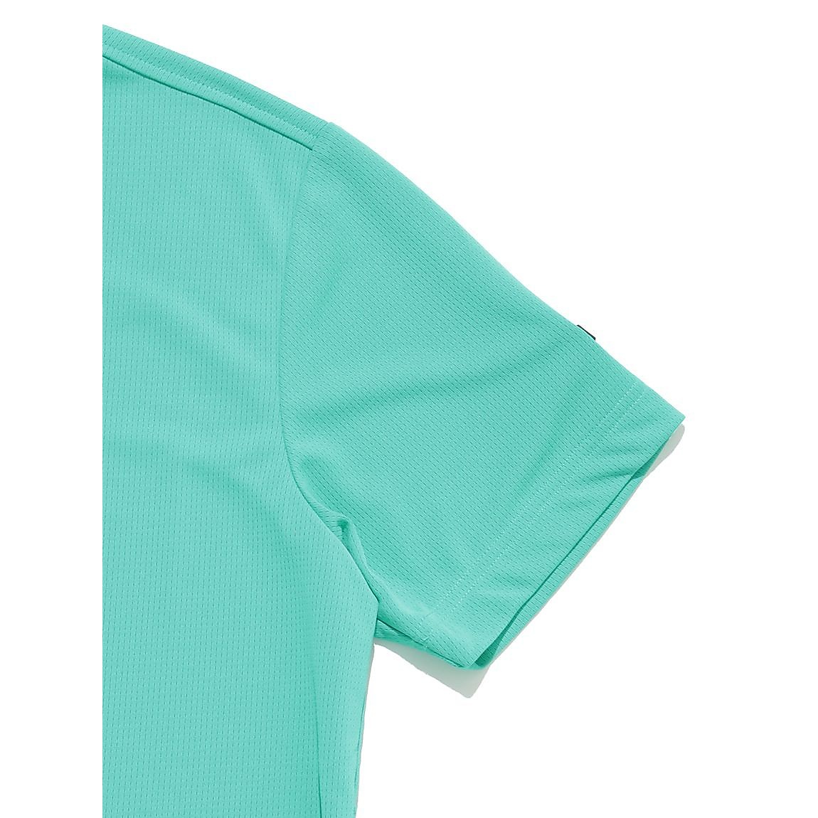 半袖モックネックシャツ