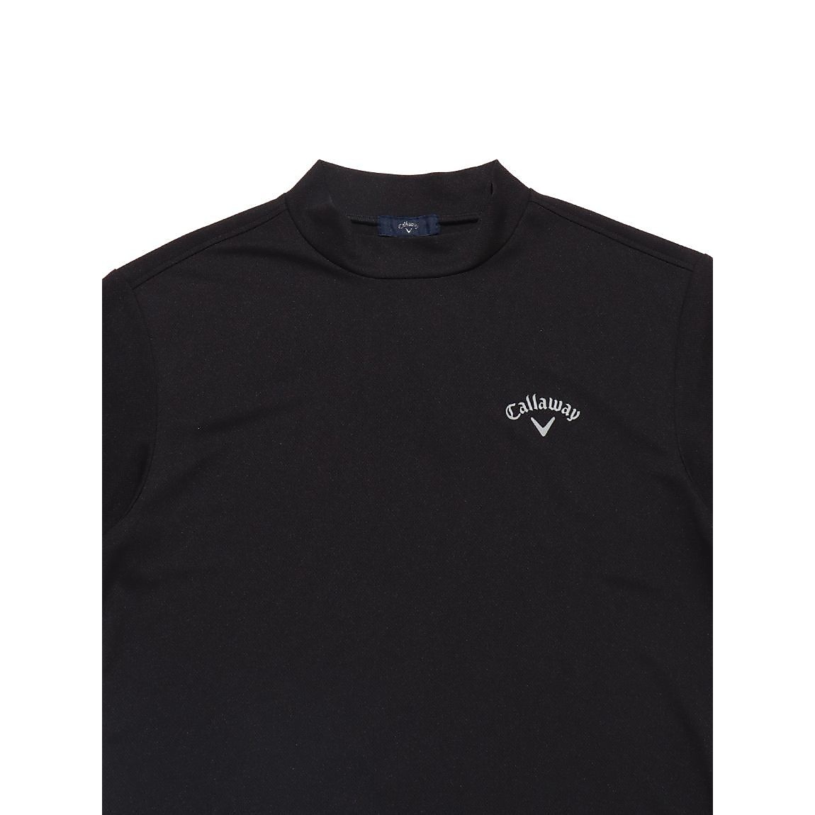 半袖モックネックシャツ