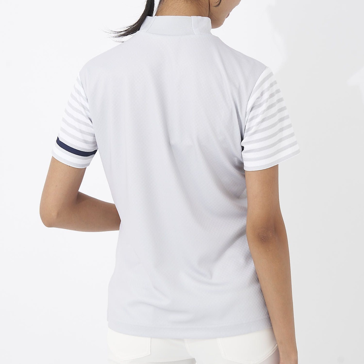 マリ.クレールハンソデ シャツ ガラ