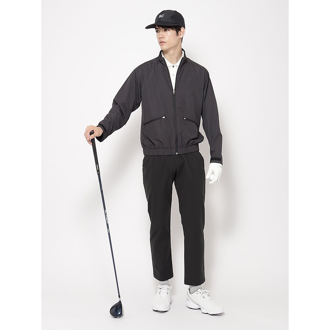 ポリエステルリップ for GOLF スタンドブルゾン UNISEX